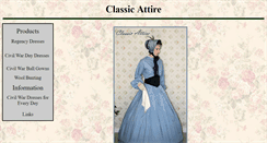 Desktop Screenshot of classicattire.com